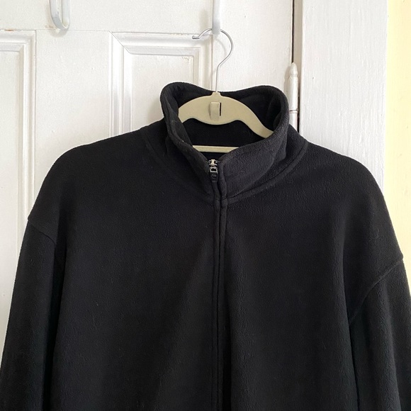 Weatherproof Men’s Fleece Zip Up Jacket - Black Small - Picture 2 of 14